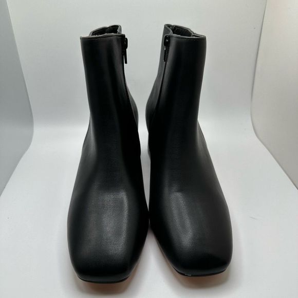 CUSHIONAIRE Women's dress heel boot +Memory Foam 8.5 WIDE BLACK - Picture 2 of 7